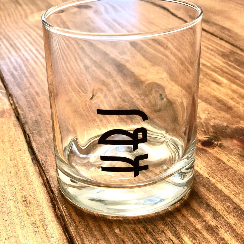 Monogrammed Whiskey Glass